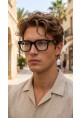 Siyah Wayfarer Unisex Mavi Işık Koruyucu Gözlük