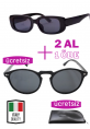 JULIANO 2 AL 1 ÖDE Kadın Güneş Gözlüğü Siyah Set