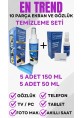 5 Adet 150 ML + 5 Adet 50 ML Tv Ekran Ve Gözlük Temizleme Seti