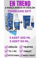 3 Adet 250 ML + 2 Adet 50 ML Ekran - Gözlük Temizlik Seti -  Laptop, Tablet, Bilgisayar, Gözlük, Led, Ekran, Televizyon, Cep Telefonu, Kamera