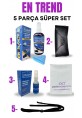 5 Parça: 250ML TV-Telefon Sprey+Deri Kılıf+30ML Gözlük Sprey+Sporcu İpi+ Mic. Gözlük Bez