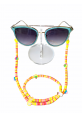 Fimo Sarı Turuncu Renkli  Gözlük Zinciri - Kolye - Bileklik