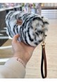 Zebra Teddy Peluş Makyaj ve Gözlük Çantası