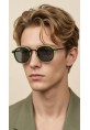 0089 Green Füme Olivier Philippe Güneş Gözlüğü