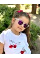 WAYFARER WHİTE/MOR AYNA  Olivier Philippe Çocuk Gözlüğü